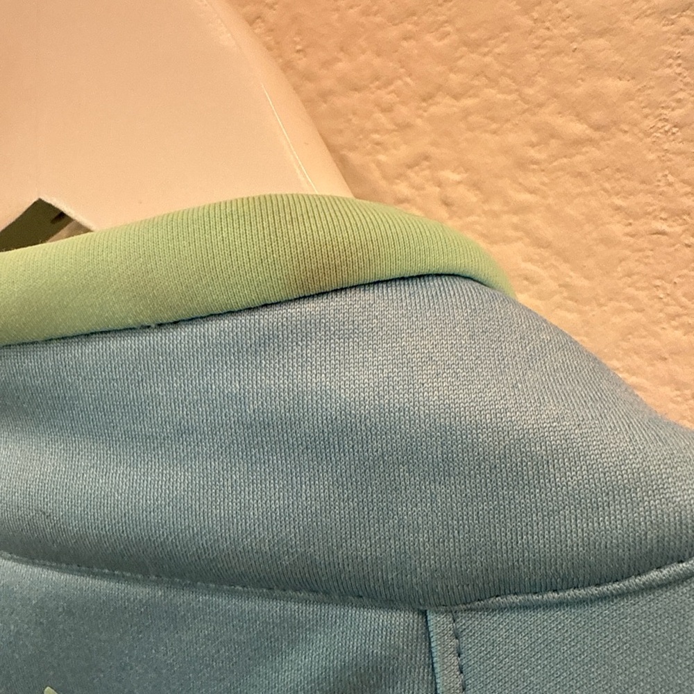 Peter Millar Element Warmth Full Zip Fleece Jacket Blue Mint Medium - Picture 6 of 8